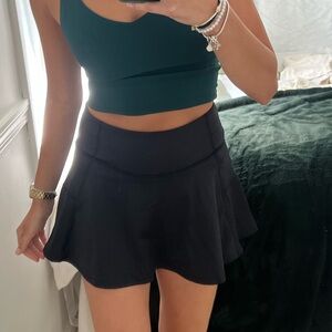 Aeropostale Black tennis skirt with built-in shorts #skirts